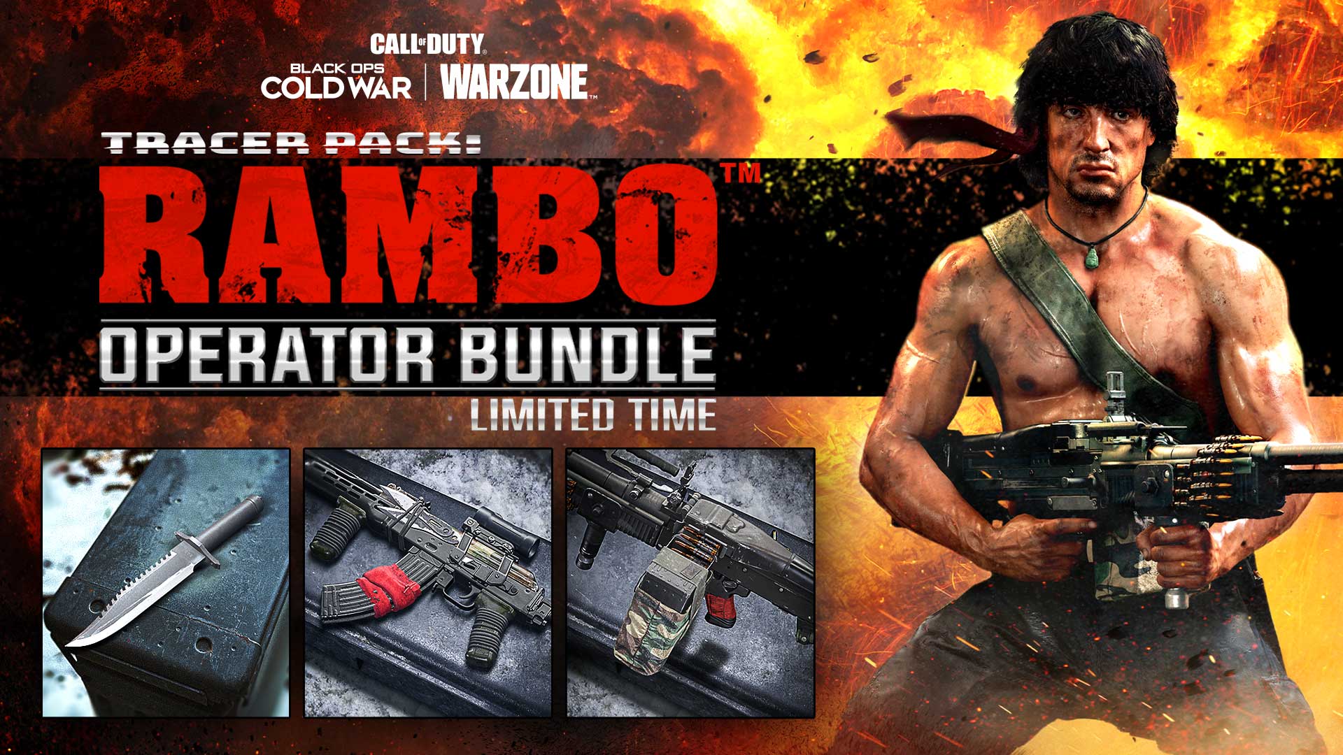 80s Action Heroes Rambo and John McClane Make Their Explosive Debut across  Call of Duty®