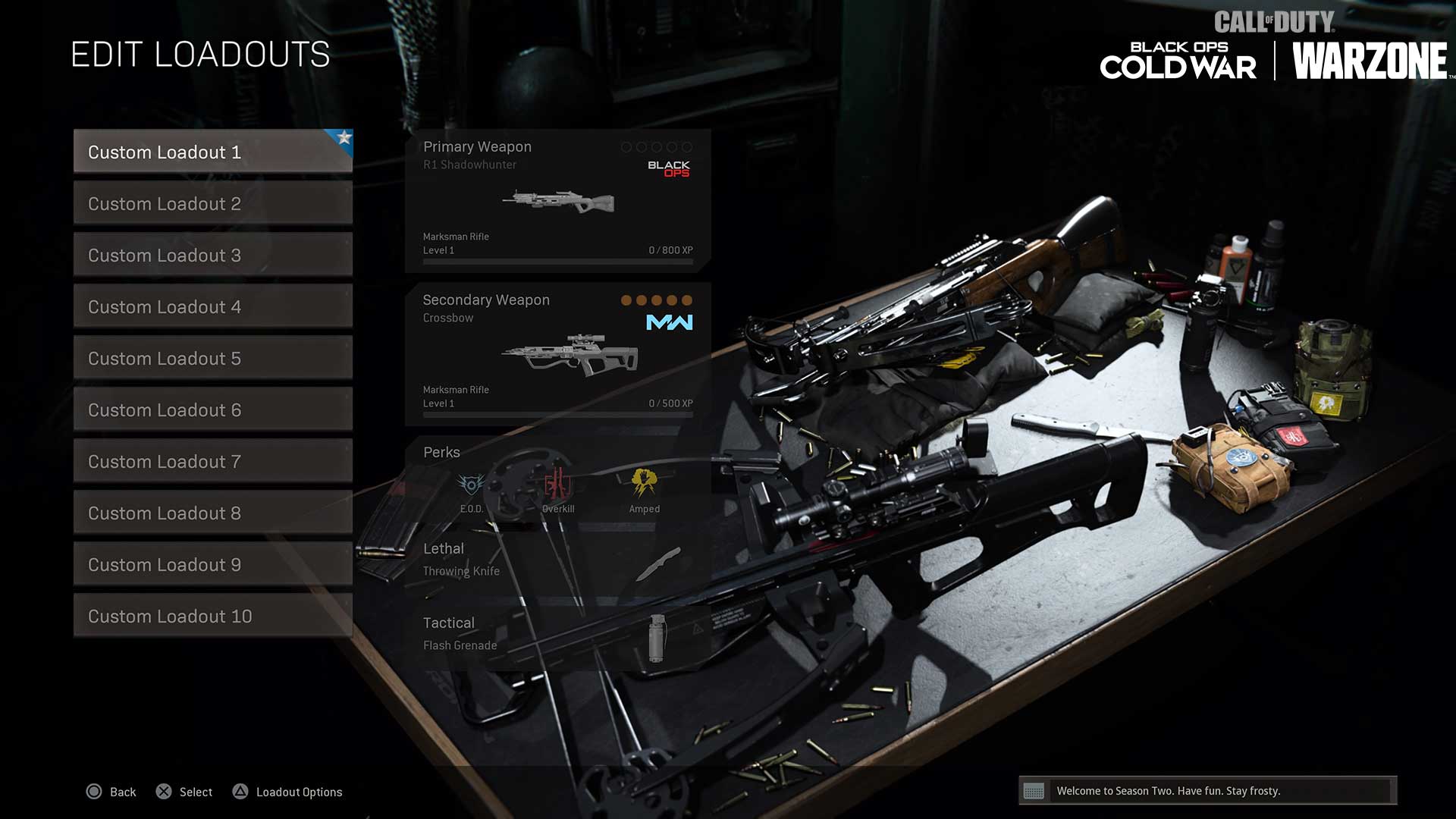 best crossbow loadout