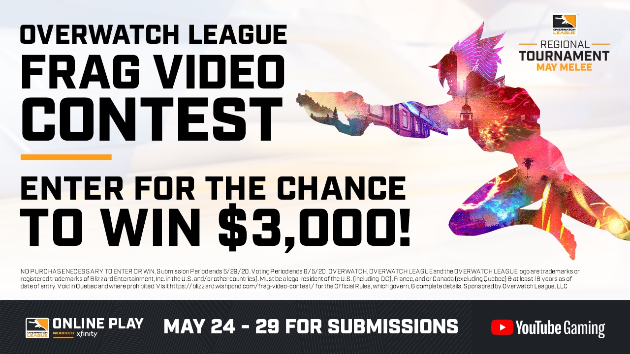 Lights, Camera, Action! How to Enter the Overwatch League Frag Video Contest The Overwatch League