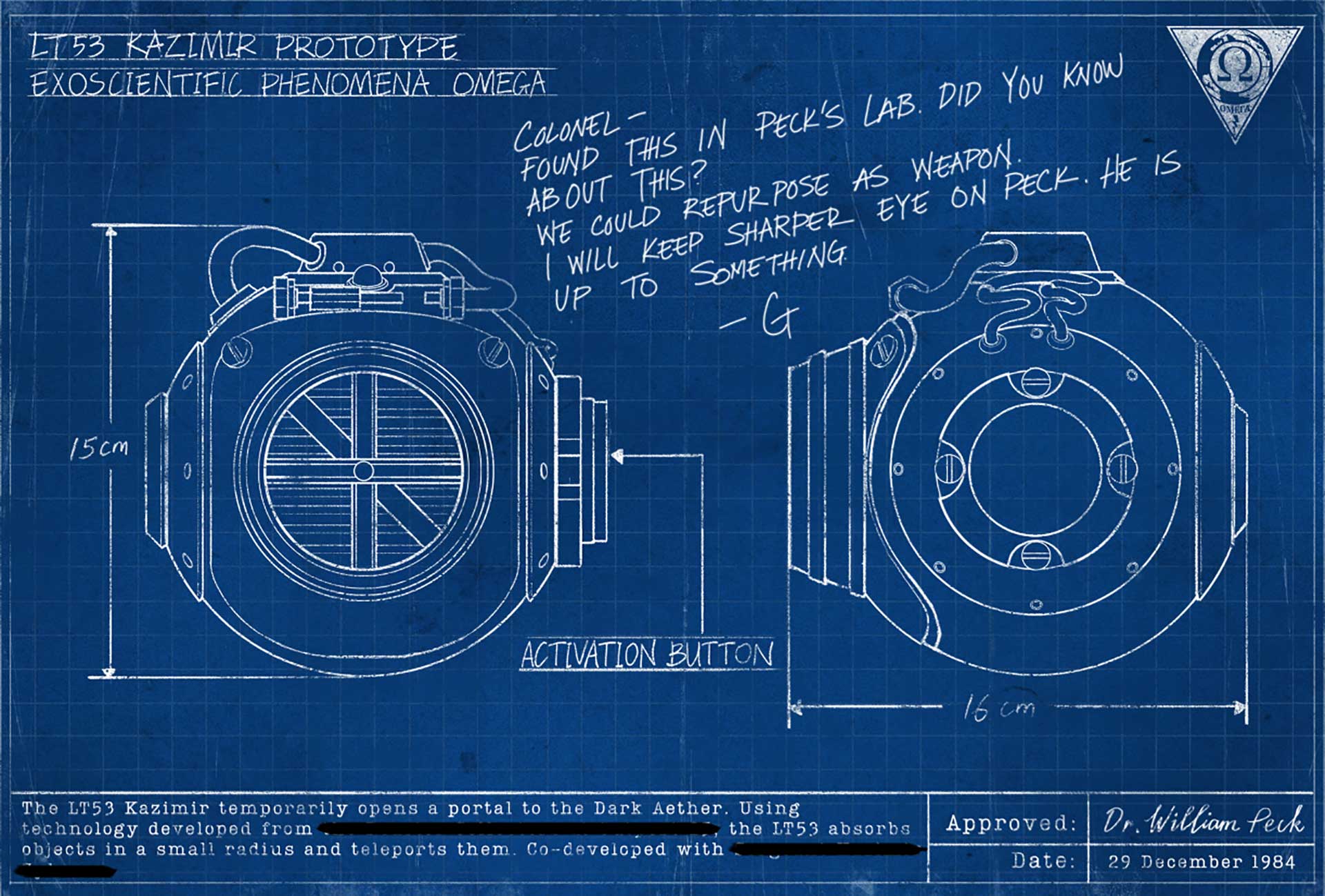 Grenade blueprint