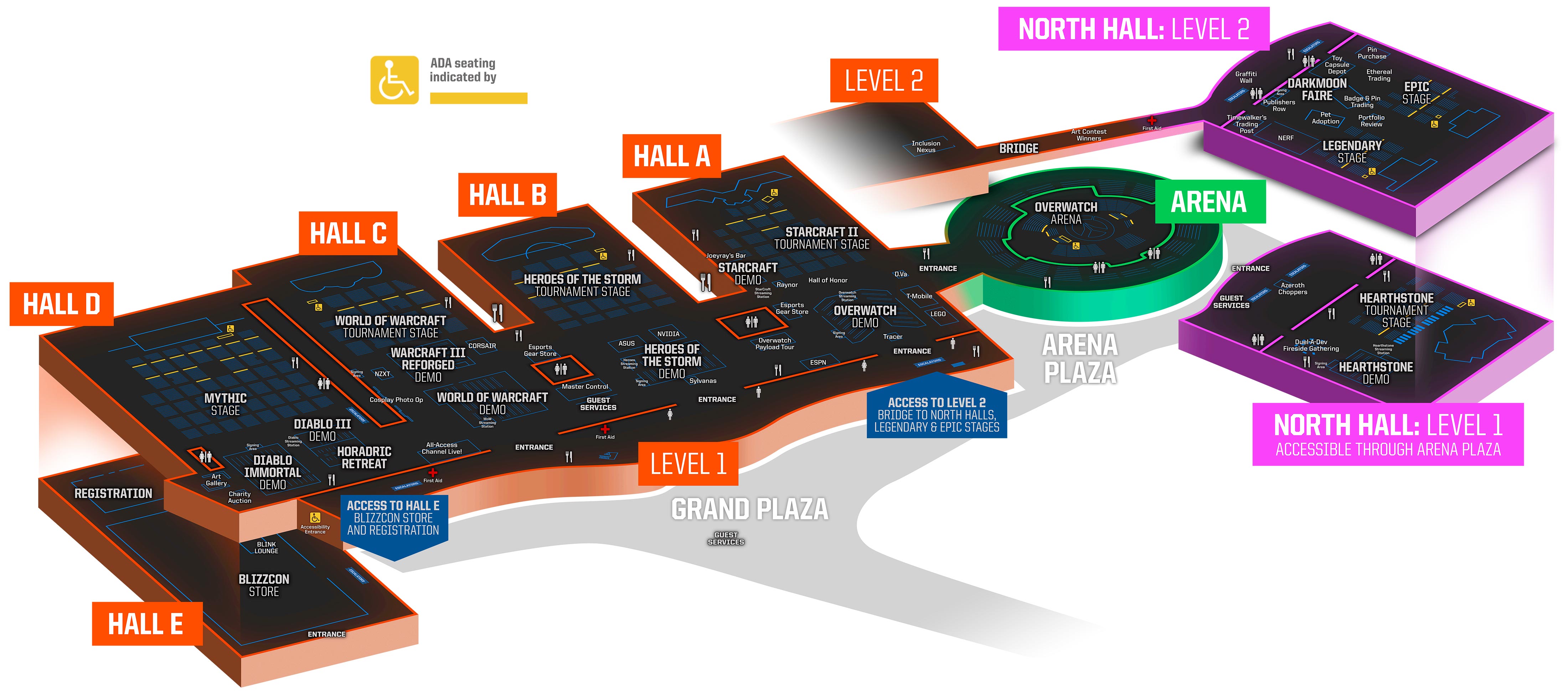 BlizzCon Floor Map Has Been Uncovered - Wowhead News