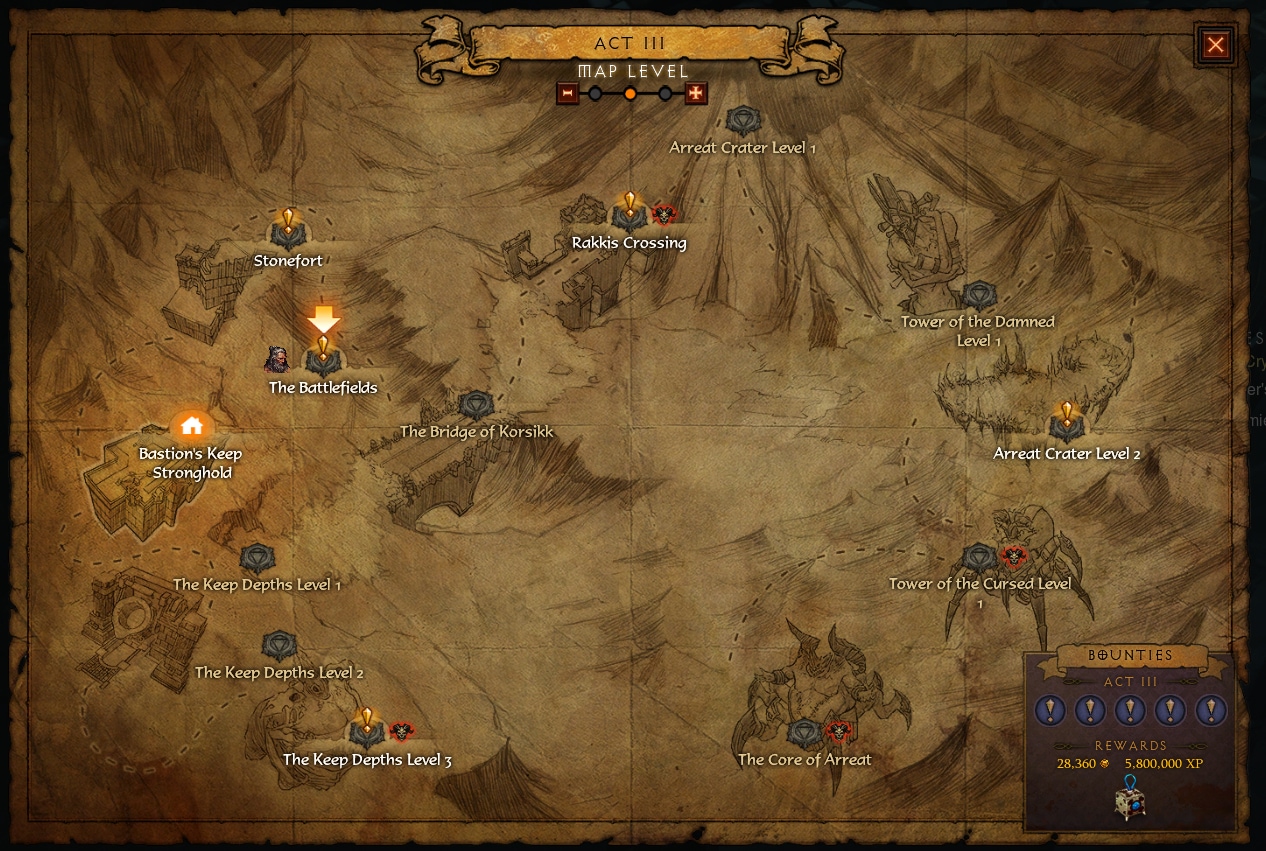 cultist pages diablo 3 locations