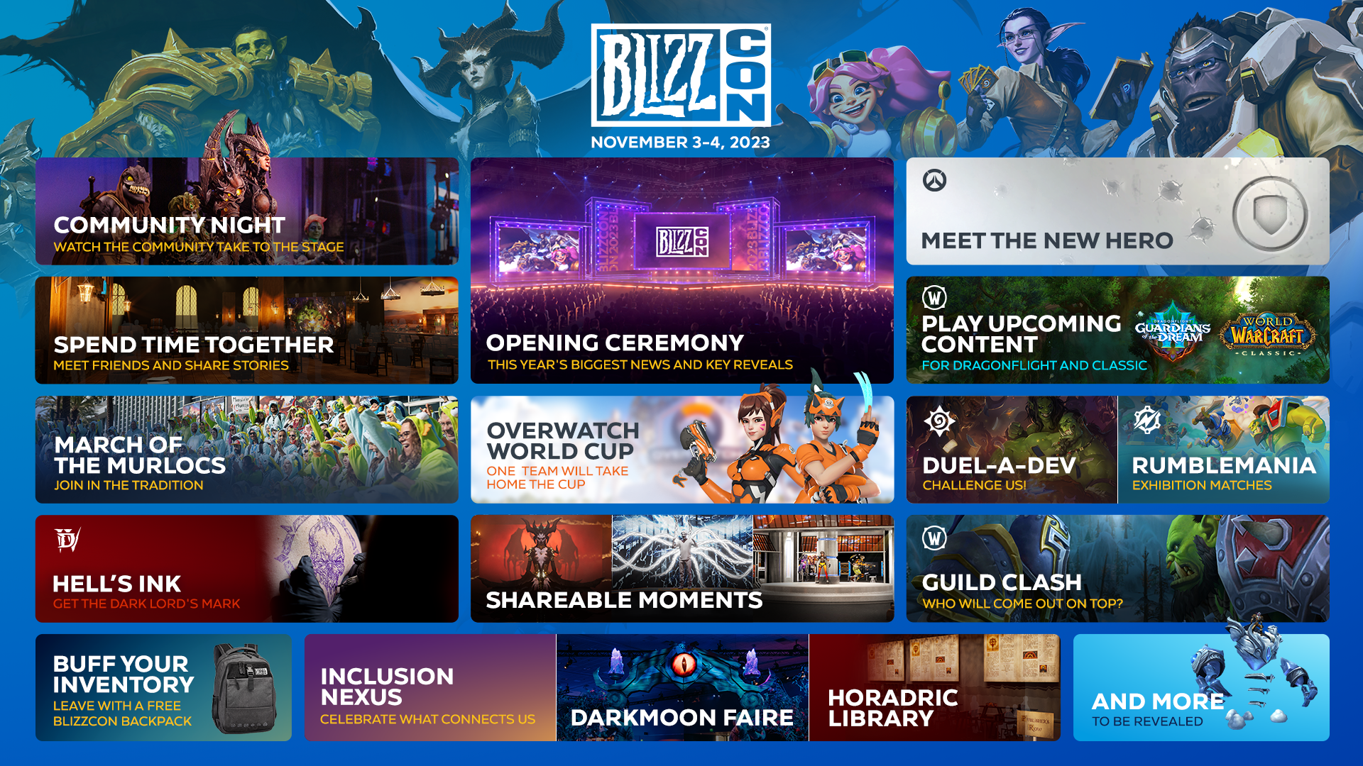 BlizzCon 2023 ticket sales announced, will be livestreamed for free -  Polygon