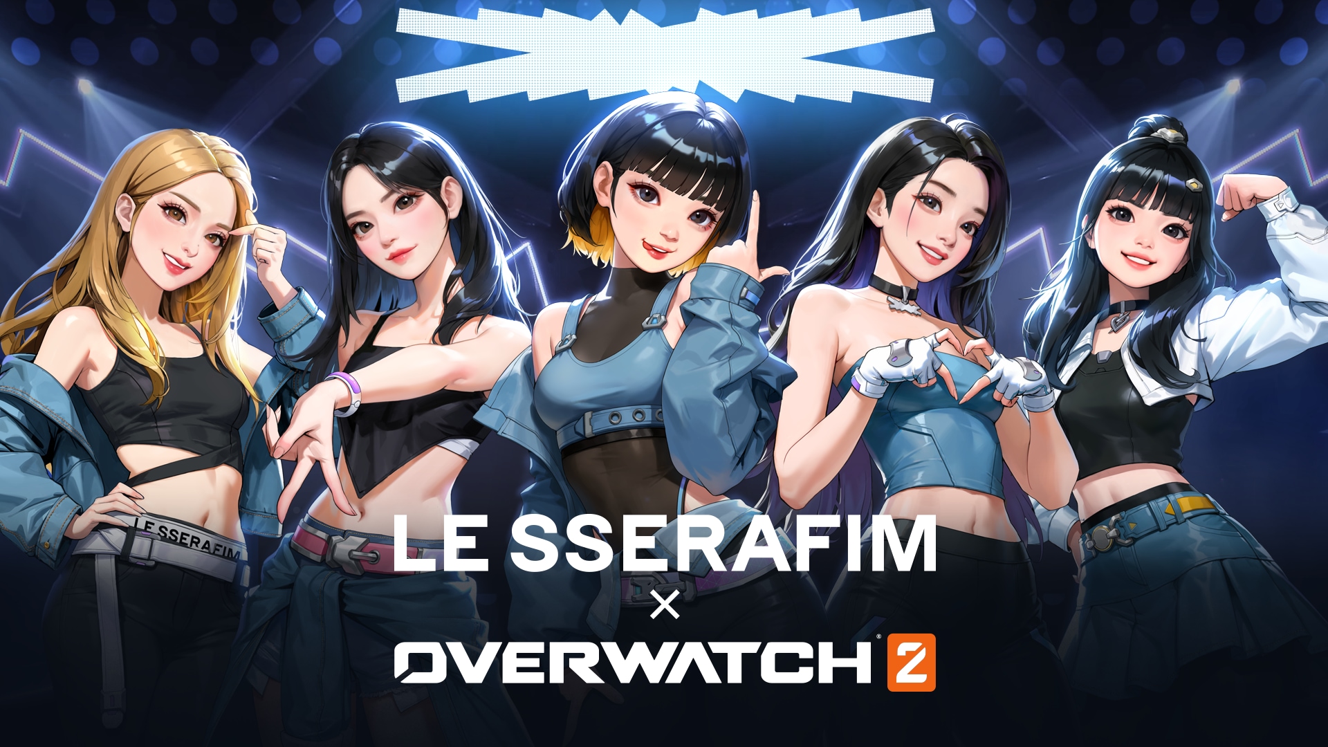 Overwatch® 2 and LE SSERAFIM® team up in a new collab event