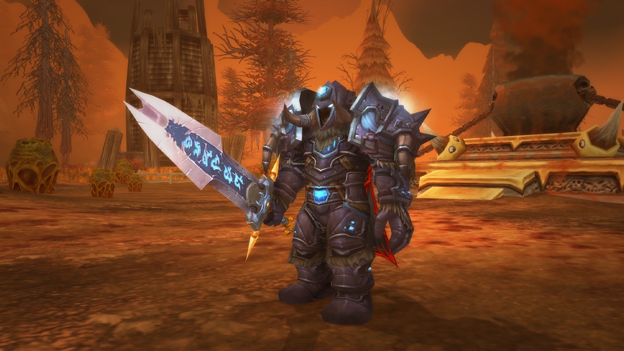 An experienced Death Knight in Eastern Plaguelands