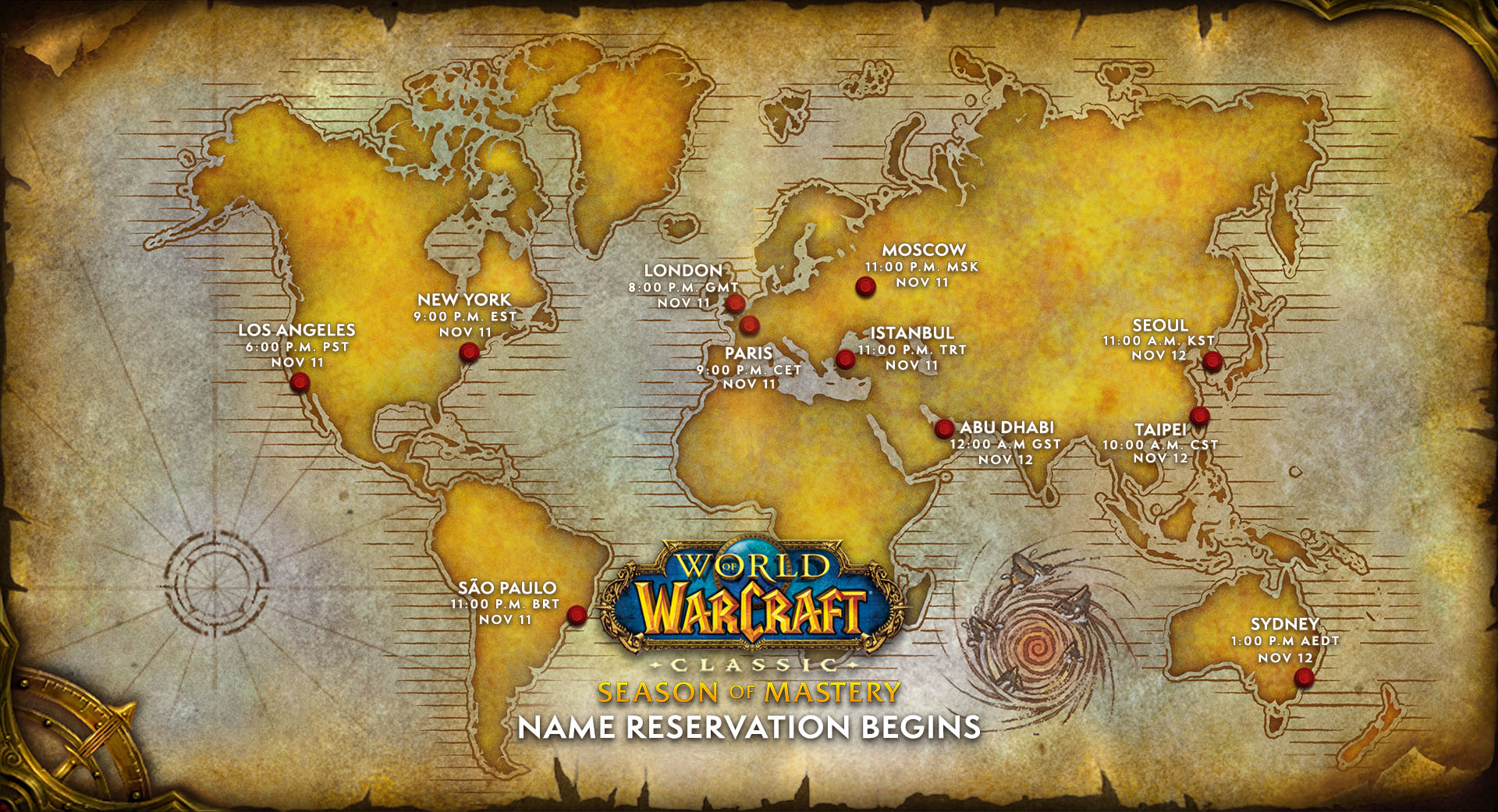 how big is the world of warcraft map