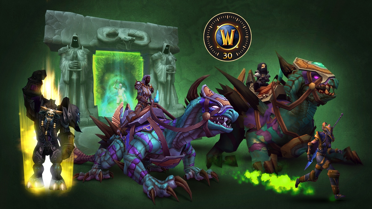 Image d’un Tauren bénéficiant d’un Sésame, de 30 jours de temps de jeu, de nouvelles montures et du jouet Voie d’Illidan